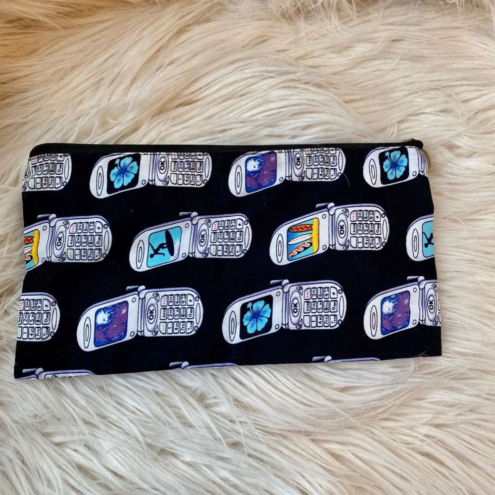 90s Flip Phone Zip Pouch